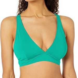 Medium Teal Halter Bikini Top - Catalina -